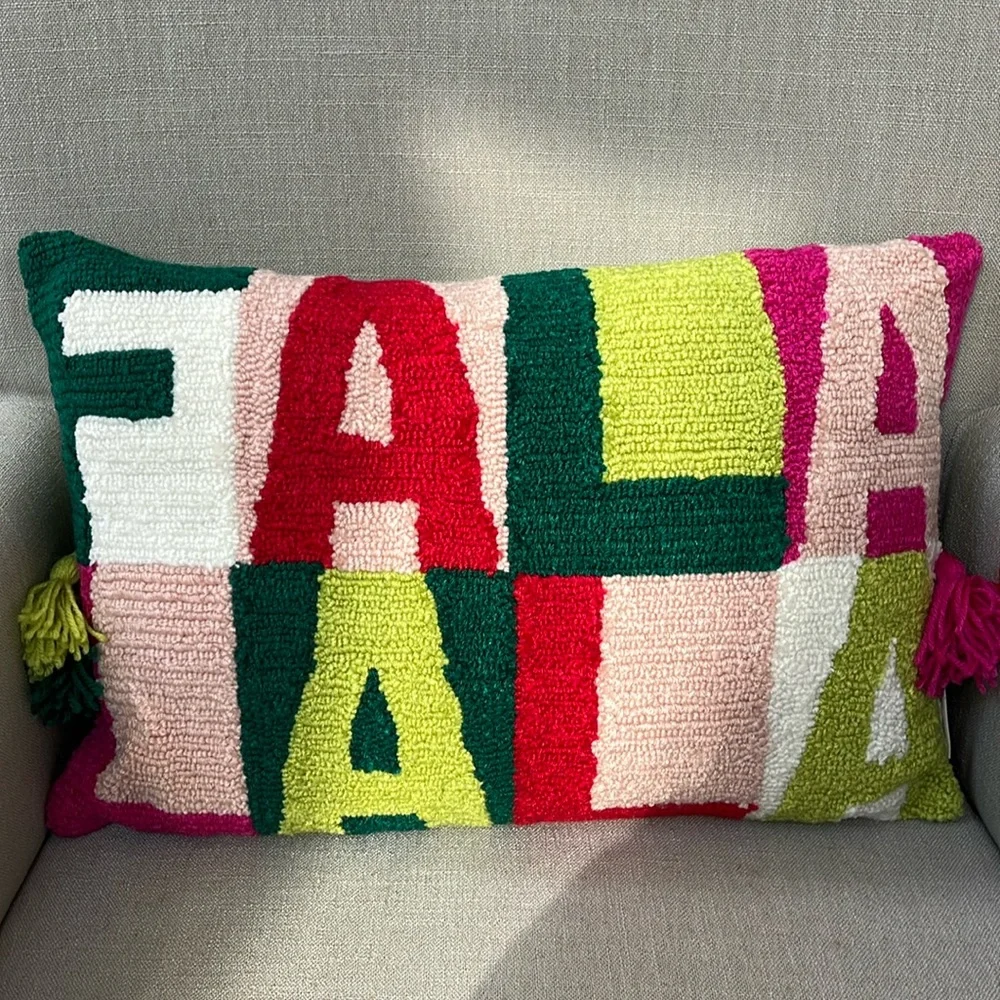 FALALALA Christmas Pillow